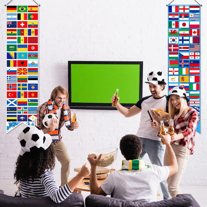 International Flags Style Hanging Banners