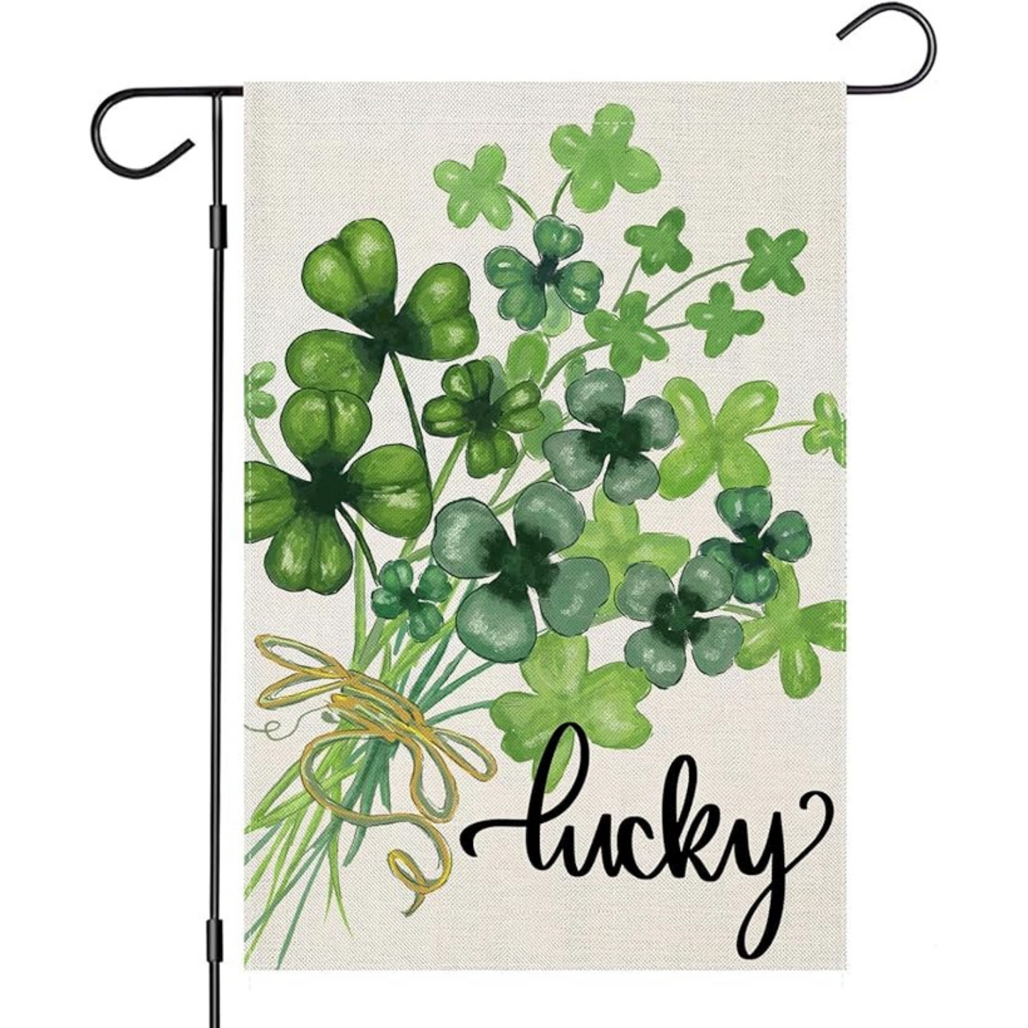 Seasonal Garden Flag With St Patricks Day Theme And Festive Design