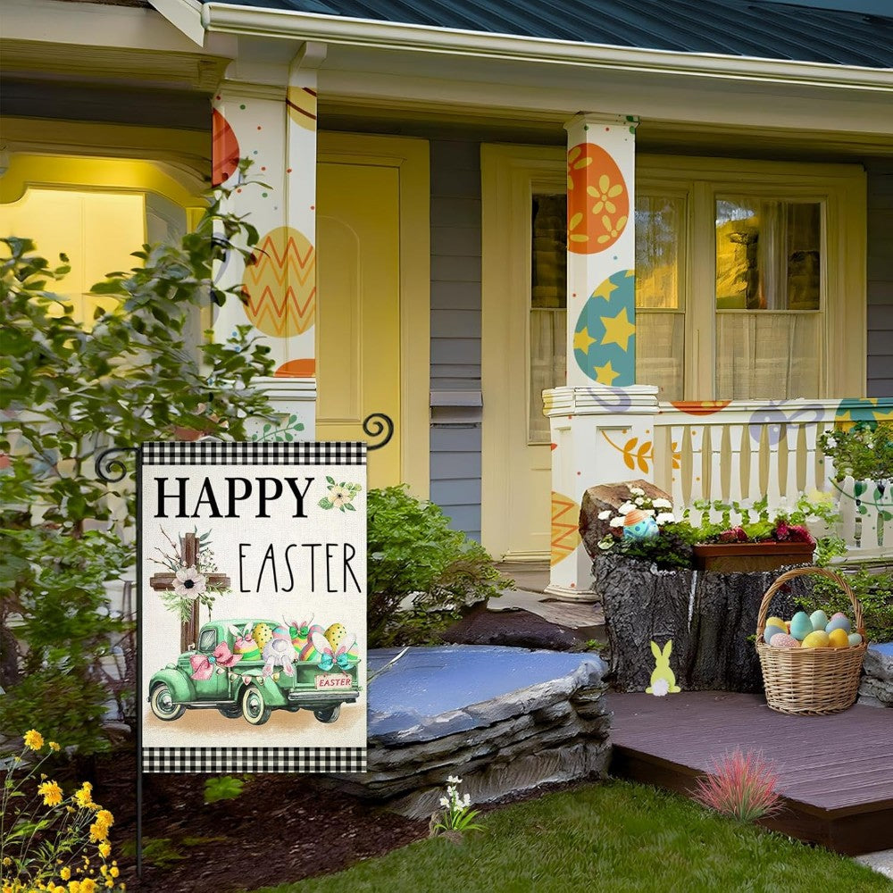 Narcissus Flowers Printed Easter Garden Flag