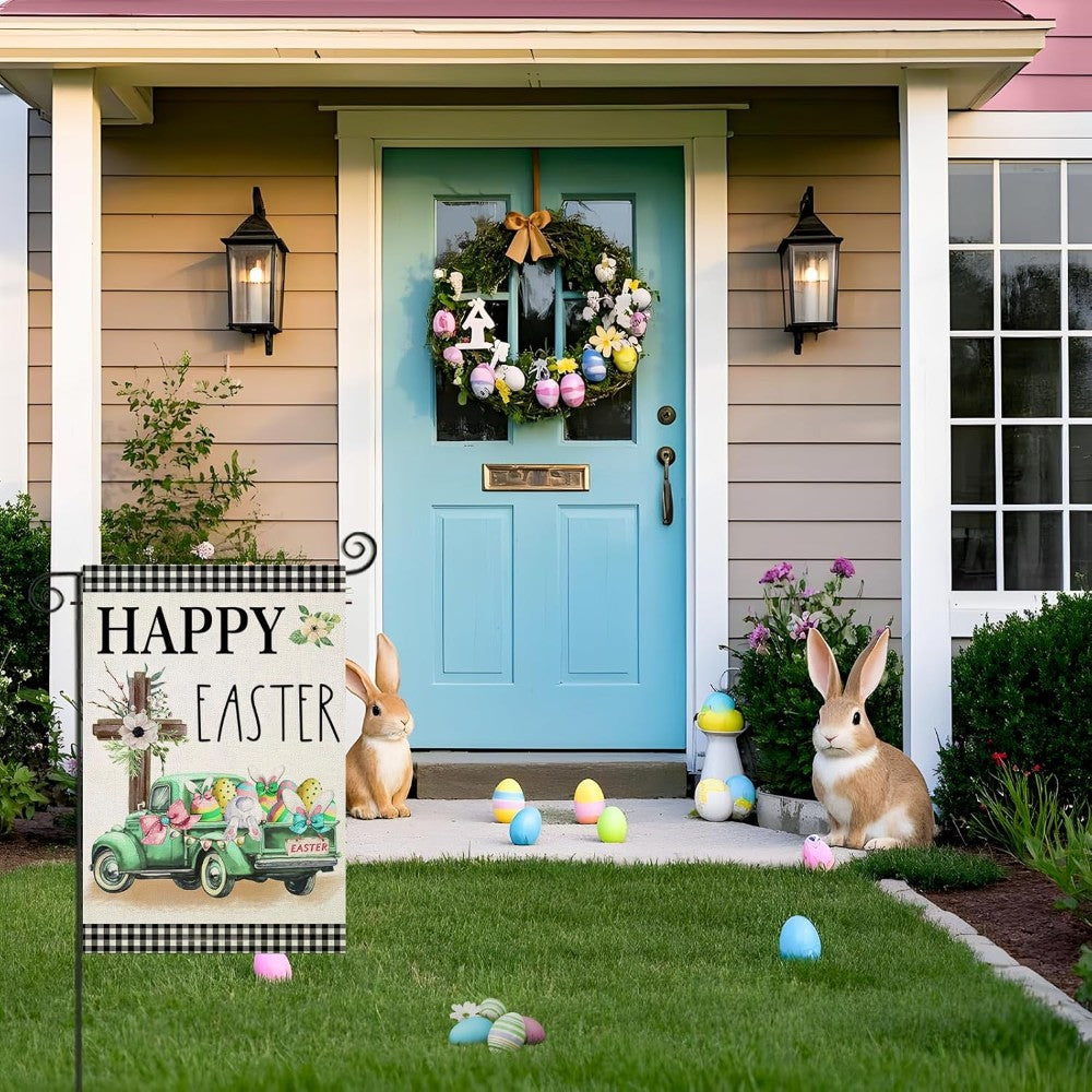 Narcissus Flowers Printed Easter Garden Flag