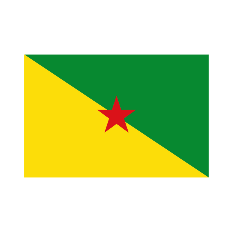 French Guiana Car Flag
