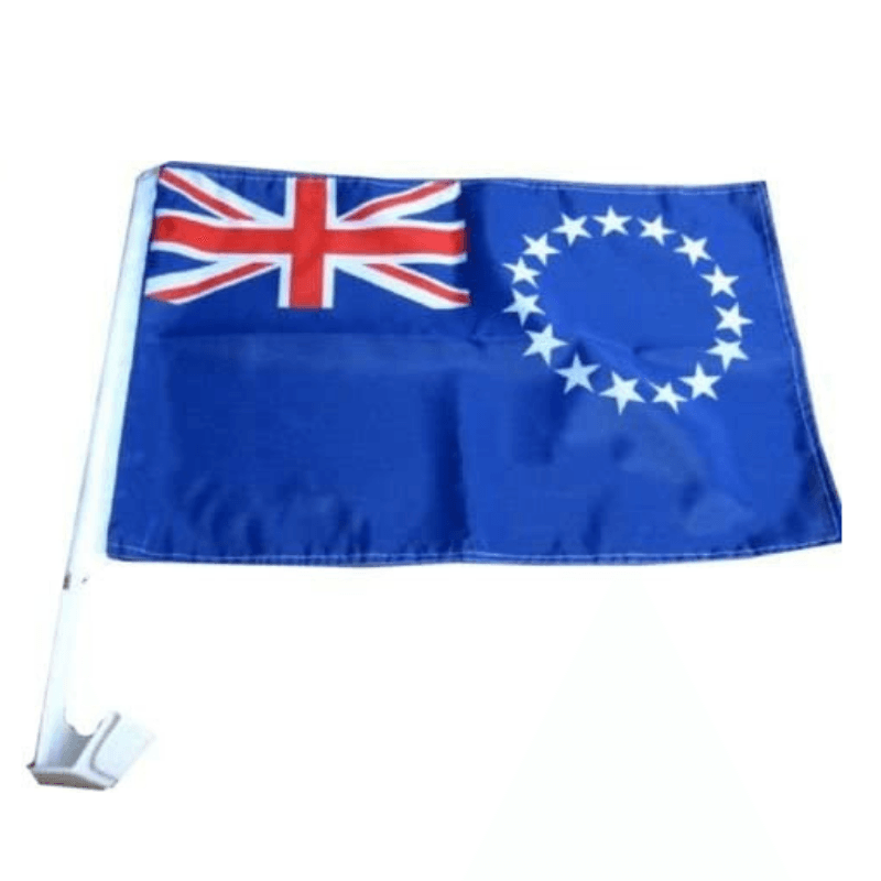 Cook Islands Car Window Mounted Flag