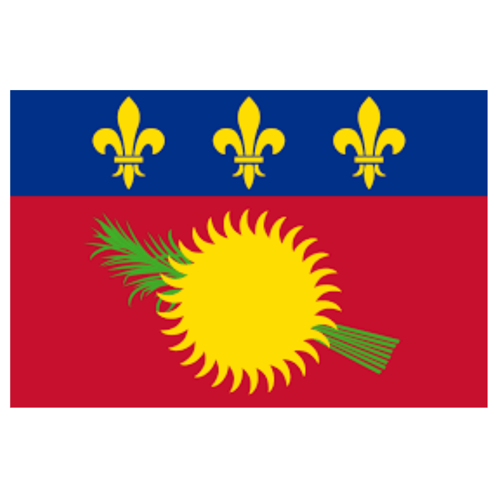 Guadeloupe Car Flag