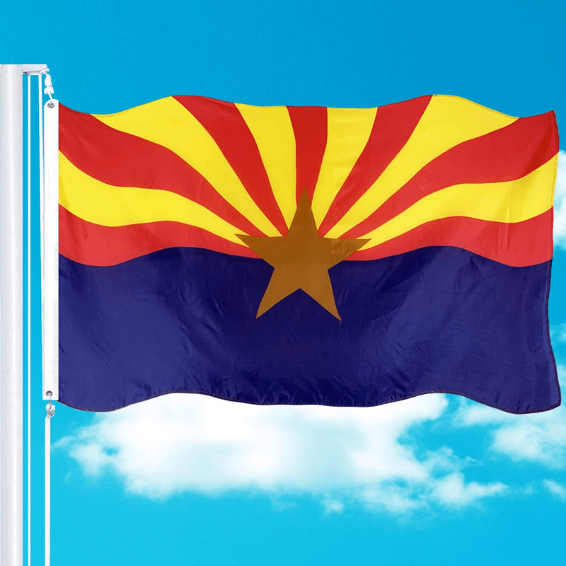 Arizona State Flag A Bold Emblem of the Copper State’s Identity