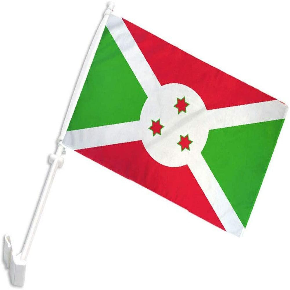 Burundi Car Window Flag