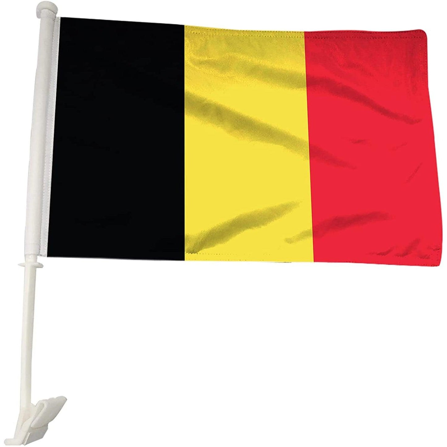 Belgium Car Window Mounted Flag For Car Decor