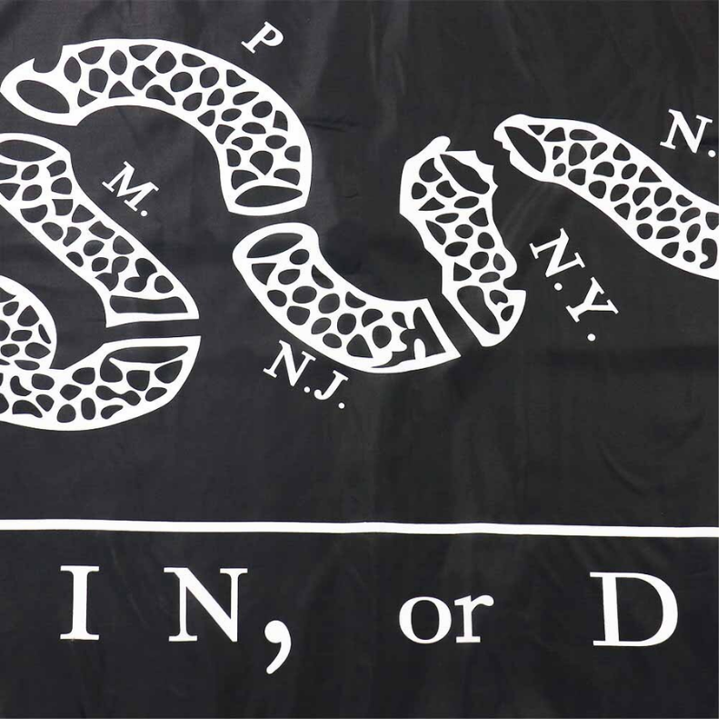Join Or Die Snake Flag