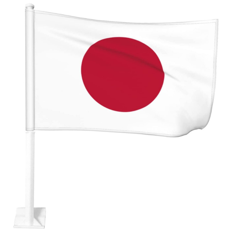Japan Car Window Mounted Flag