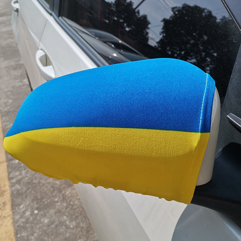 Ukraine Car Side Mirror Flag Fade-Proof Polyester