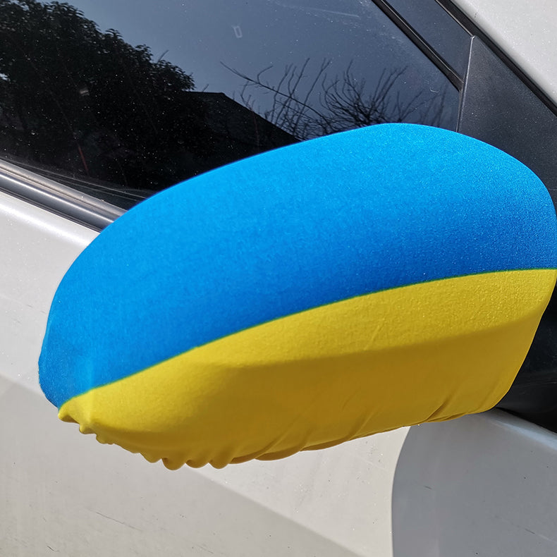 Ukraine Car Side Mirror Flag Fade-Proof Polyester