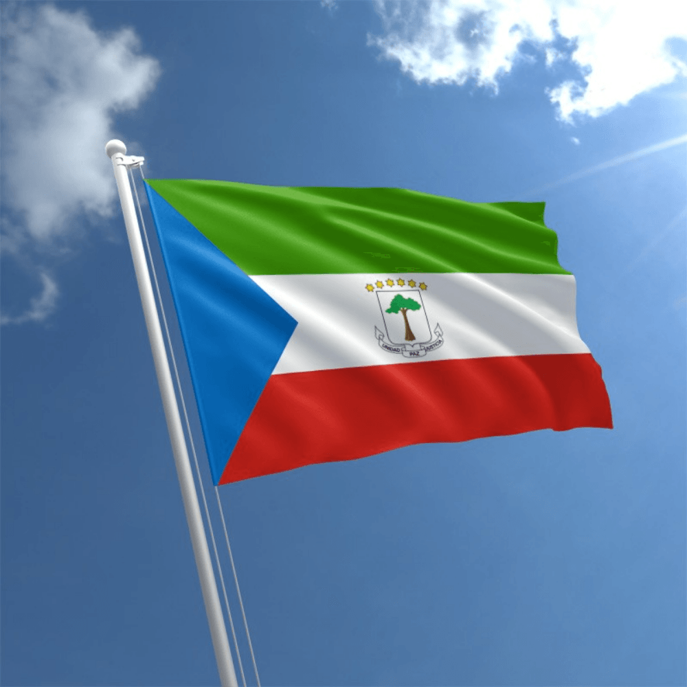 Equatorial Guinea Country Flag