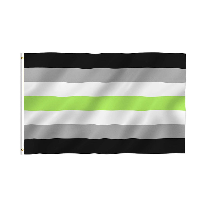 Agender Pride Flag, High-Quality Wrinkle Resistant Pride Flag For Indoors and Outdoors