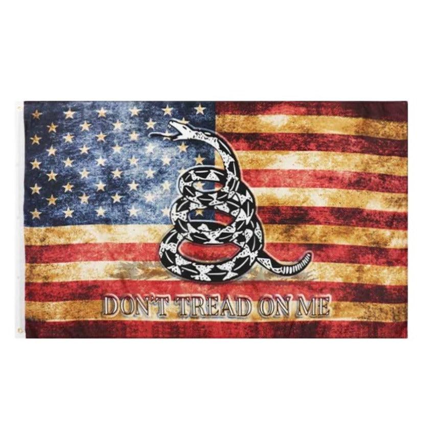 Don't Tread on Me Gadsden American Flag