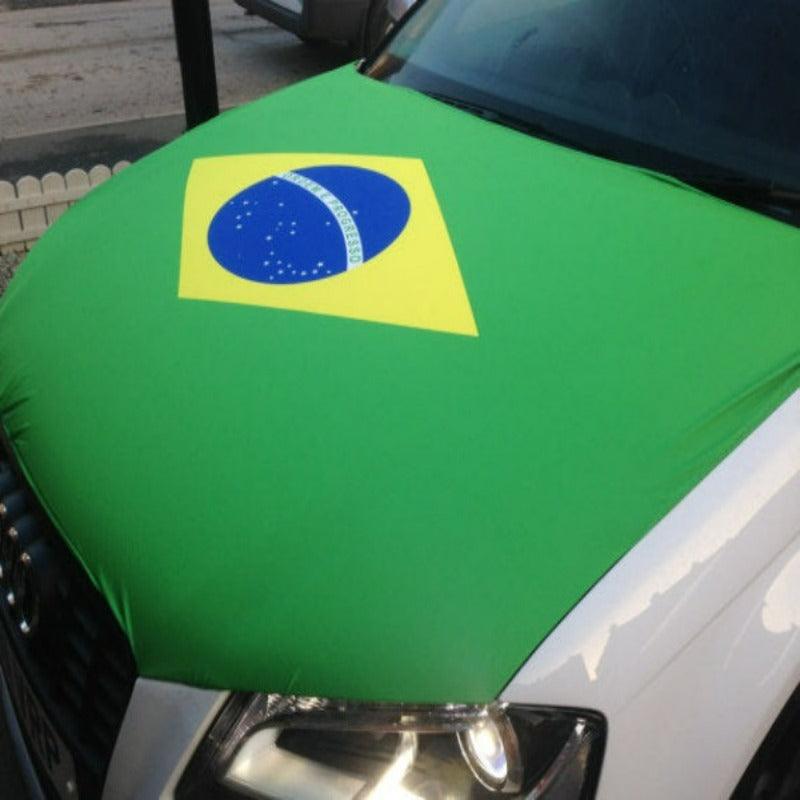 Brazil Car Hood Flag
