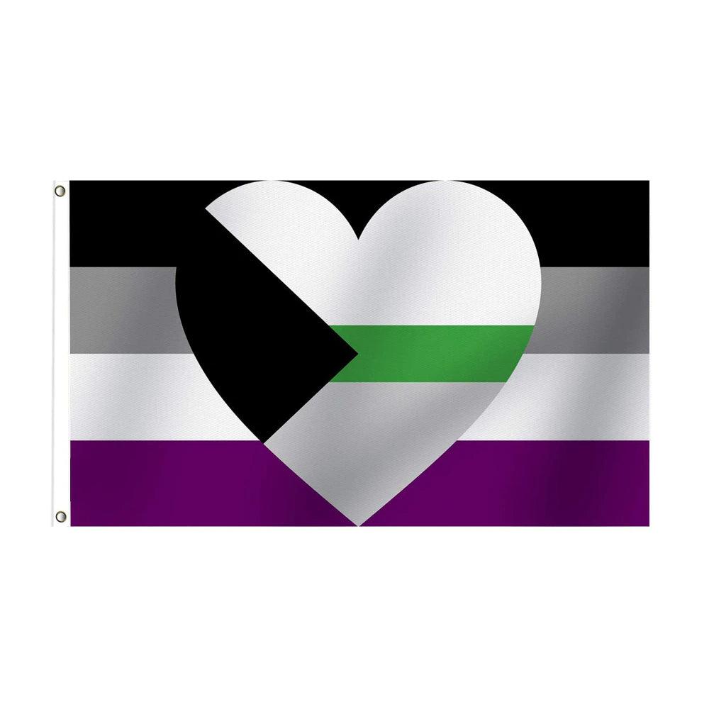Gray Demi Romantic Flag