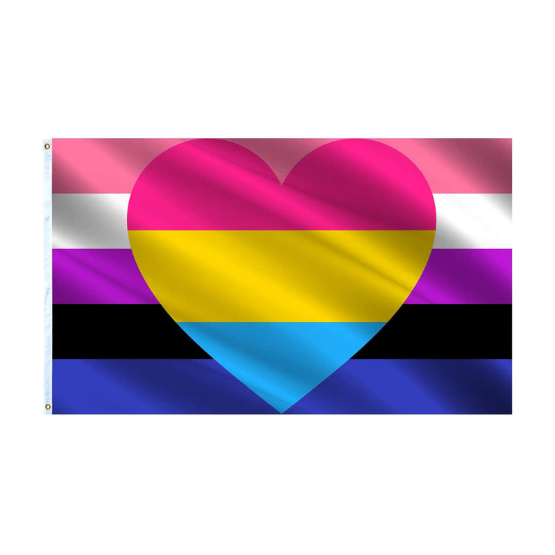 Genderfluid Panromantic Pride Flag
