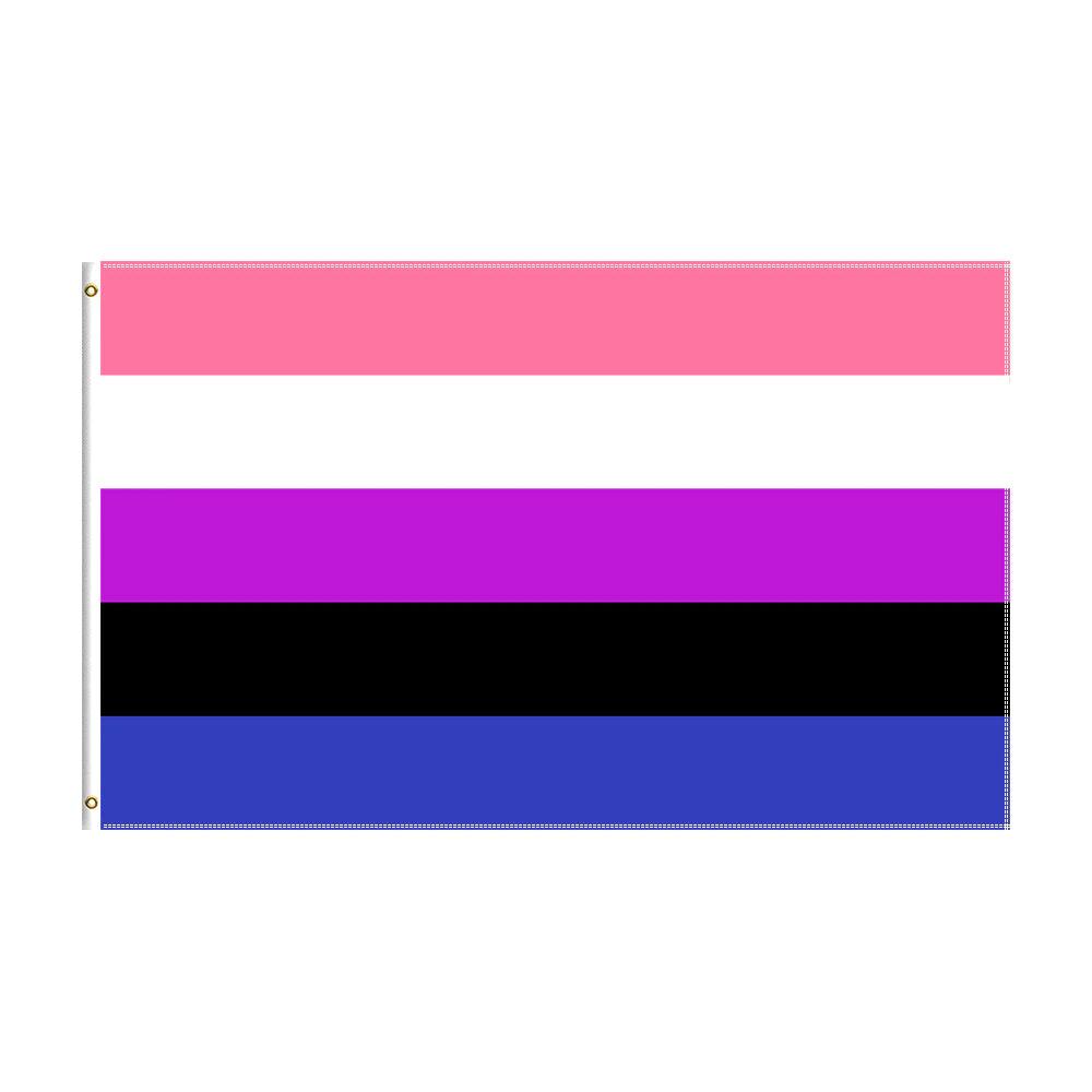 Genderfluid Pride Flag Banner