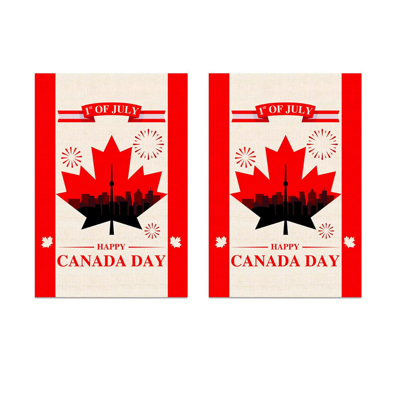 Happy Canada Day Outdoor Flags