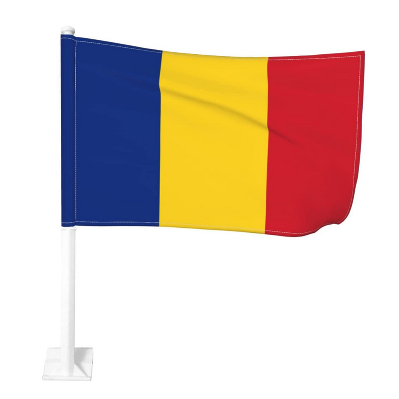Romania Car Window Mounted Flag