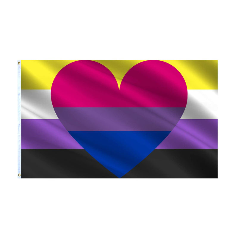Non-Binary Bisexual Pride Flag