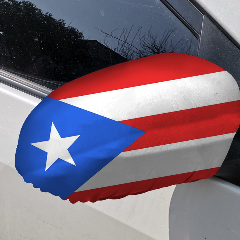 Puerto Rico Car Side Mirror Flag
