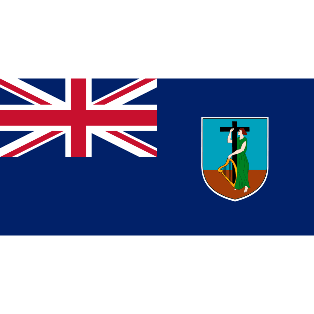 Montserrat Car Flag