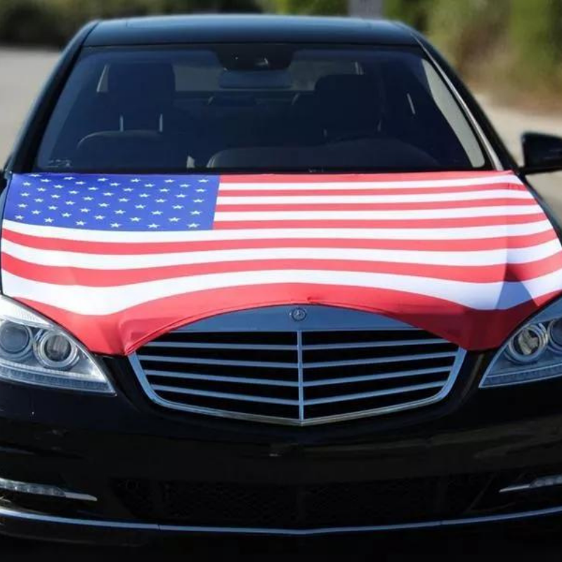 United States Flag Car Hood Cover Country Flags