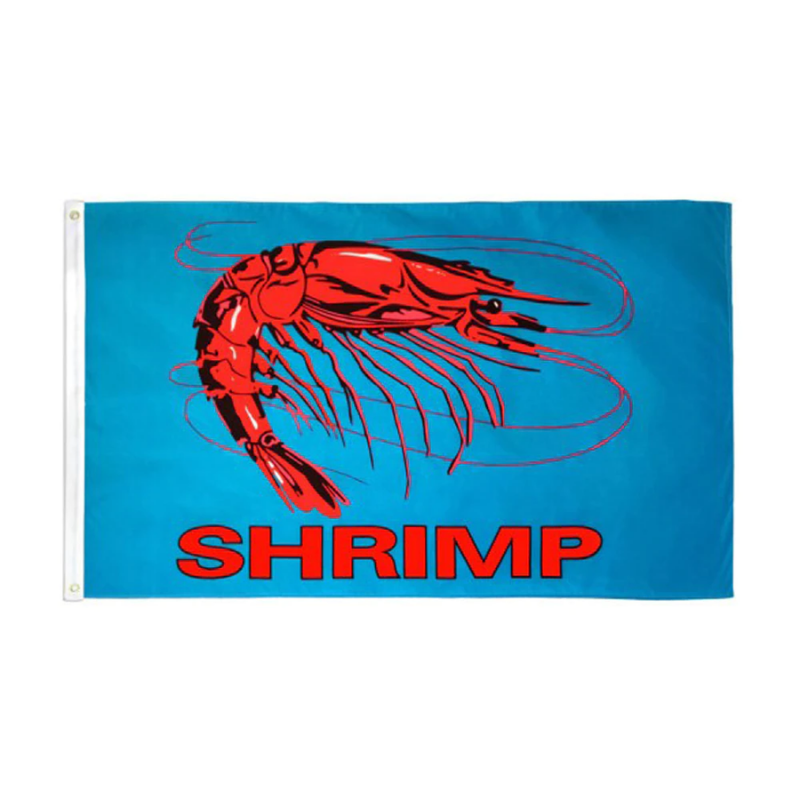Shrimp Blue Flag