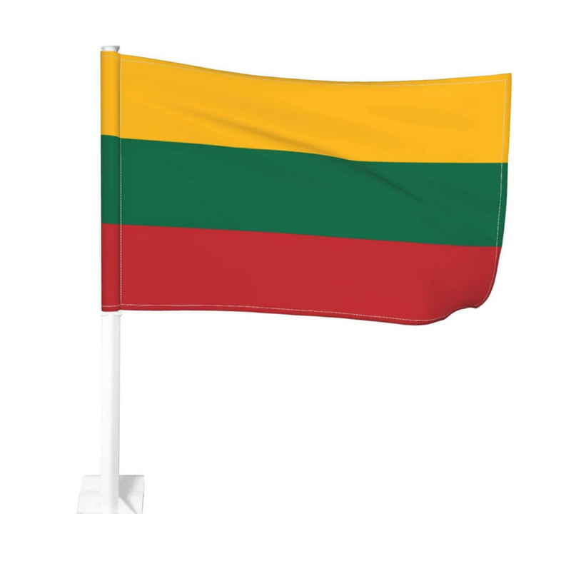 Lithuania Car Window Mounted Flag