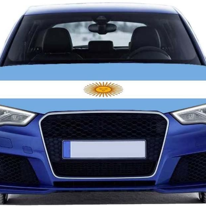 Argentina Flag Car Hood Cover