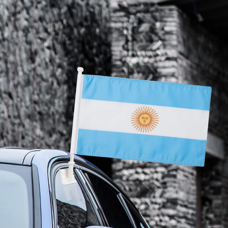 Argentina Car Window Mounted Flag