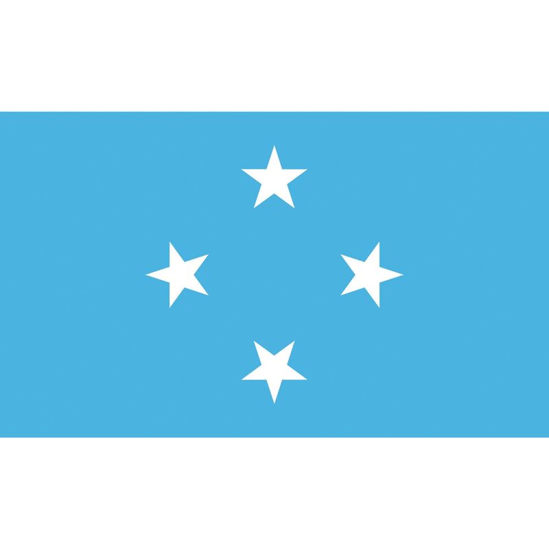 Federated States of Micronesia Flag, Countries and Flags, National Flag, Wrinkle-Resistant, 100% Polyester, 90X150 cm