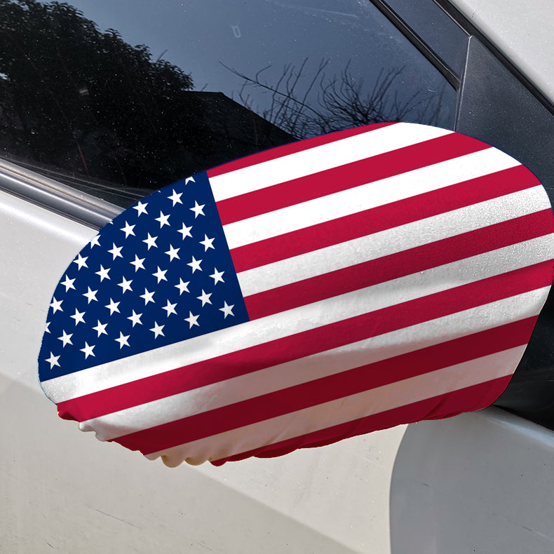 USA Car Side Mirror Flag