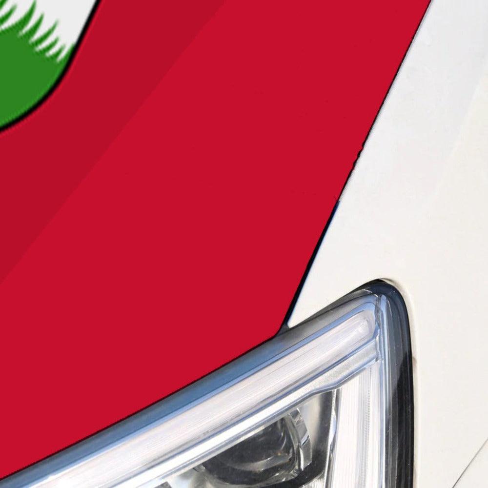 Bermuda Car Hood Cover Flag Polyester Vehicle Wrap For Outdoor Display