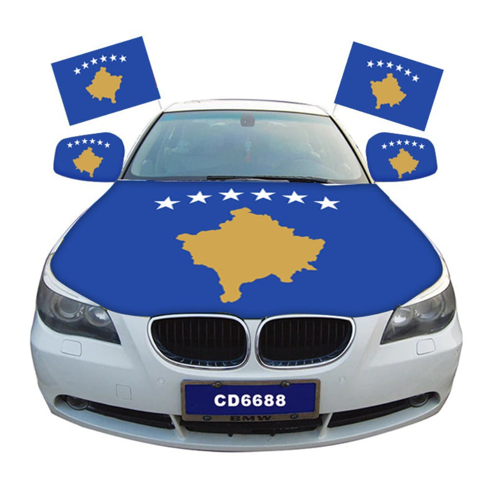 Sticker Adhesive Car Vinyl Flag Card Kosovo