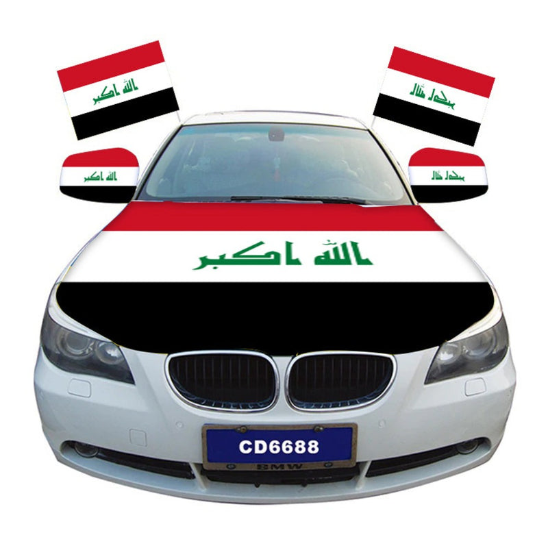 Iraq Car Hood Cover Flag