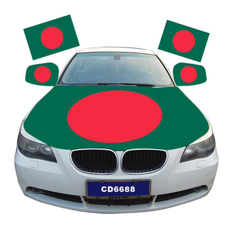 Bangladesh Car Hood Cover Flag