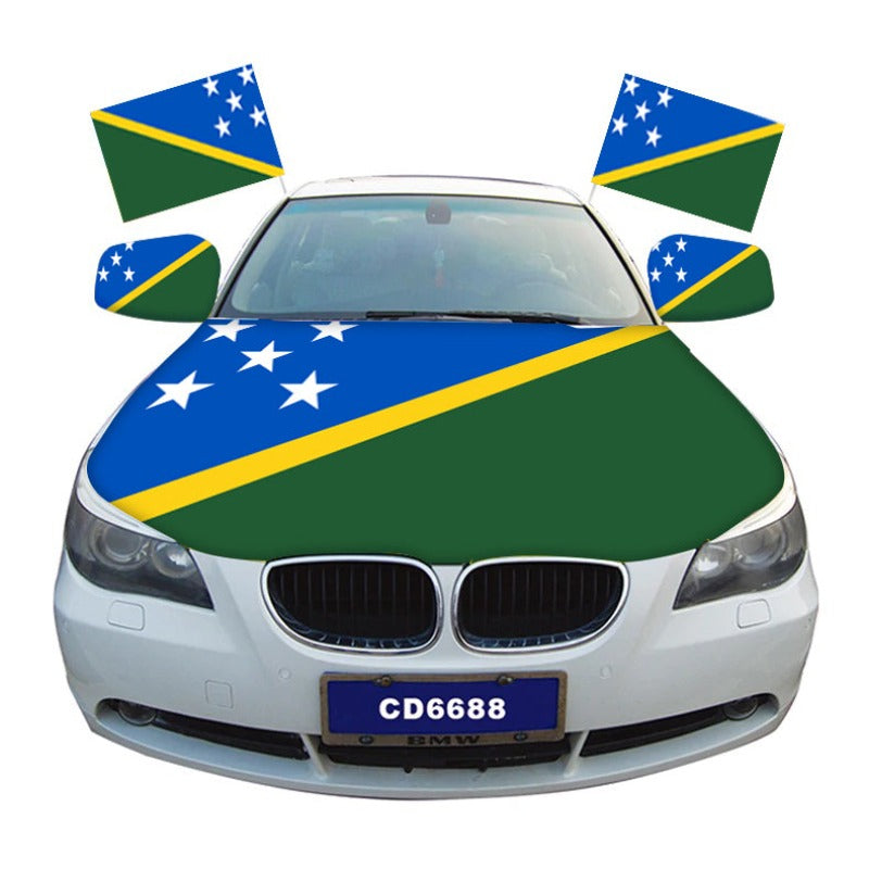 Solomon Islands Car Hood Cover Flag