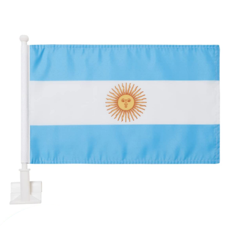 Argentina Car Window Mounted Flag