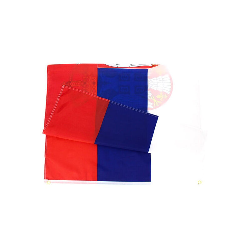 Serbian Flag, Globe Flags, Countries and Flags, Polyester Durable Republic of Serbia 90X150cm