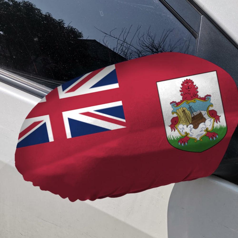 Bermuda Car Side Mirror Flag Polyester Mirror Covers