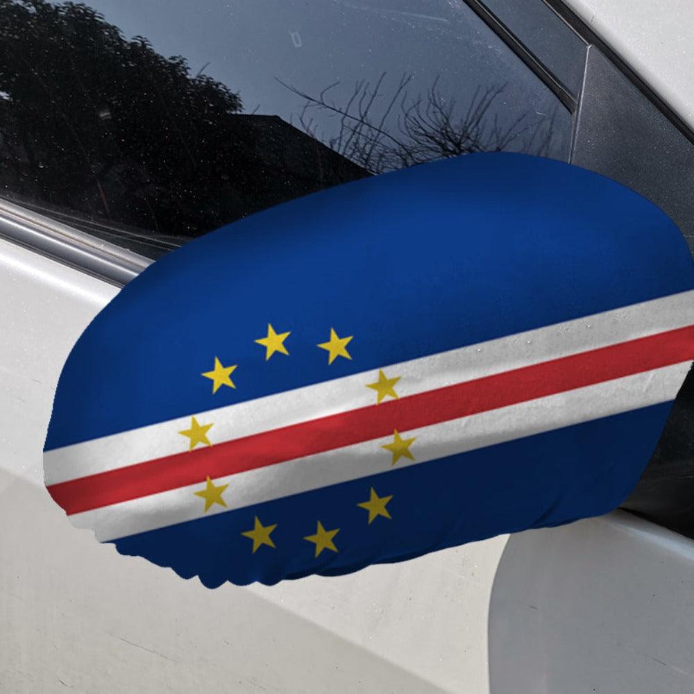 Cape Verde Mirror Flag – Patriotic Side Mirror Car Cover (2 Pack)