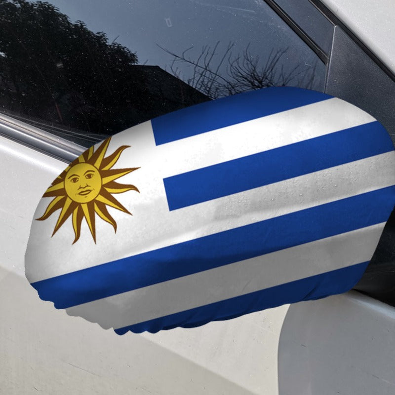 Uruguay Car Side Mirror Flag