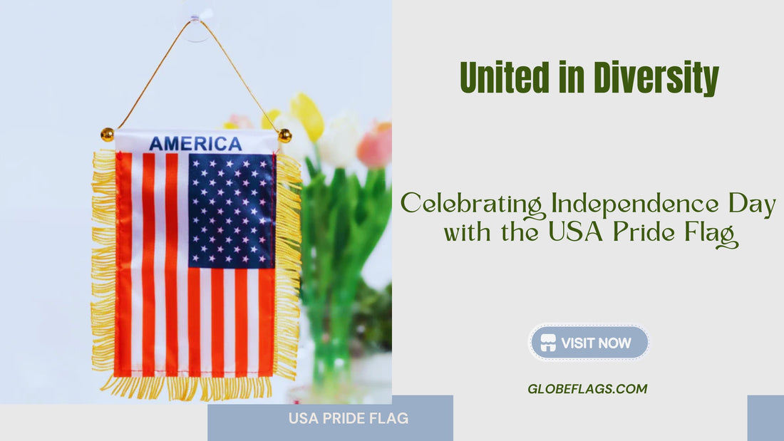 United in Diversity: Celebrating Independence Day with the USA Pride Flag