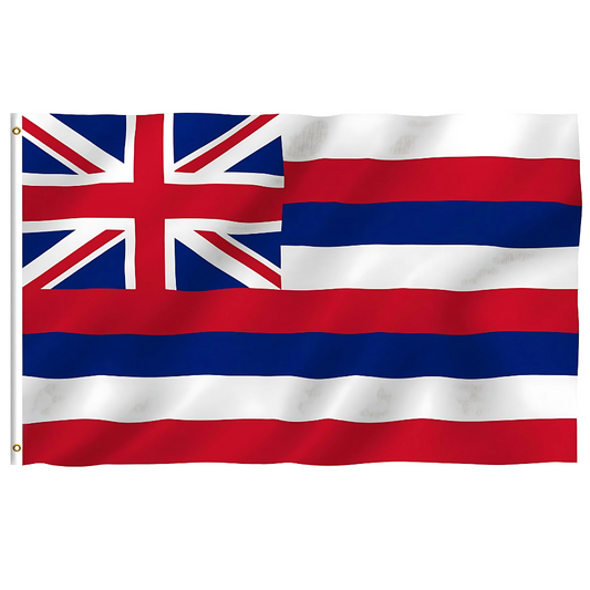 Hawaii State Flag With Reinforced Stitching And Grommets