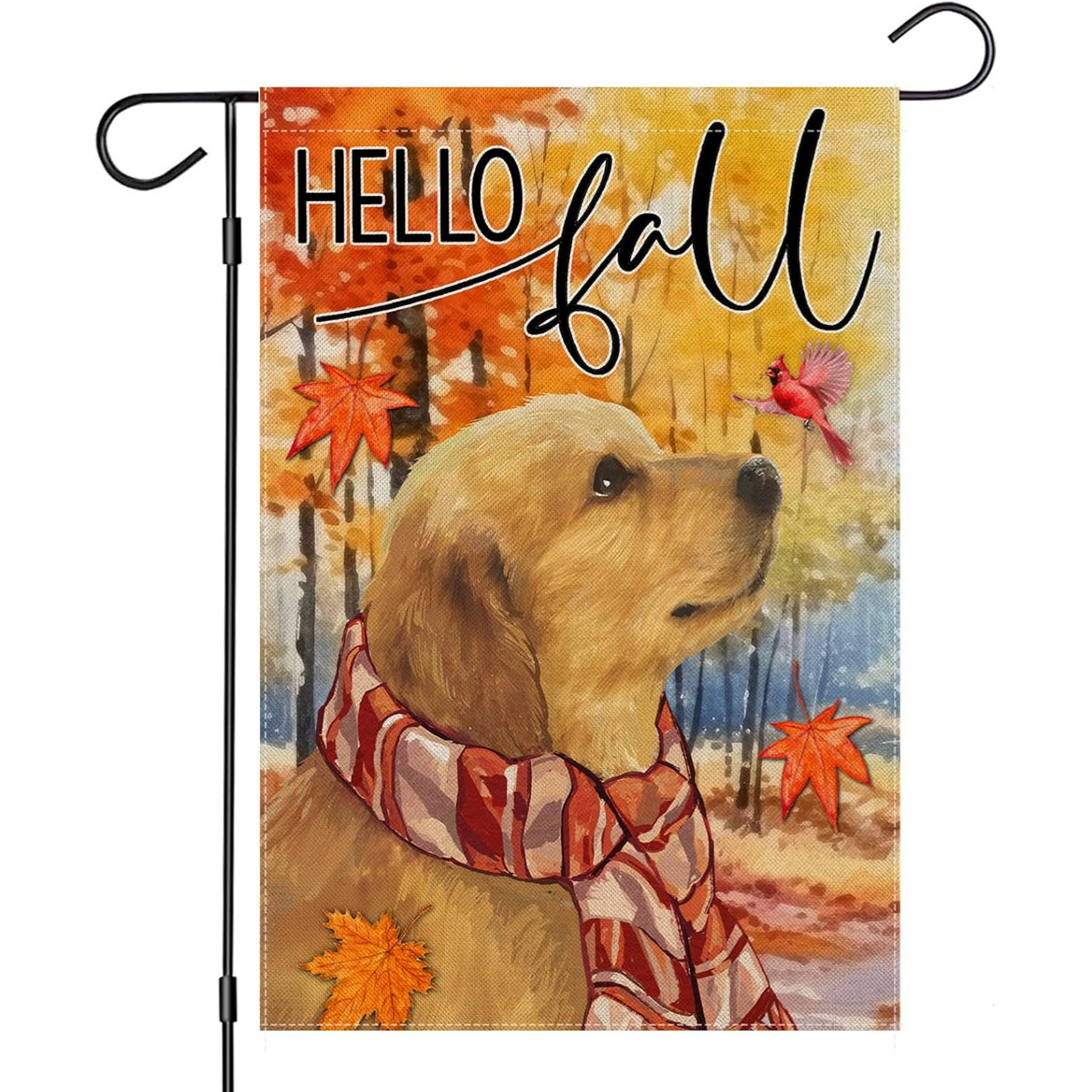 Decorative Fall Welcome Flag For Garden