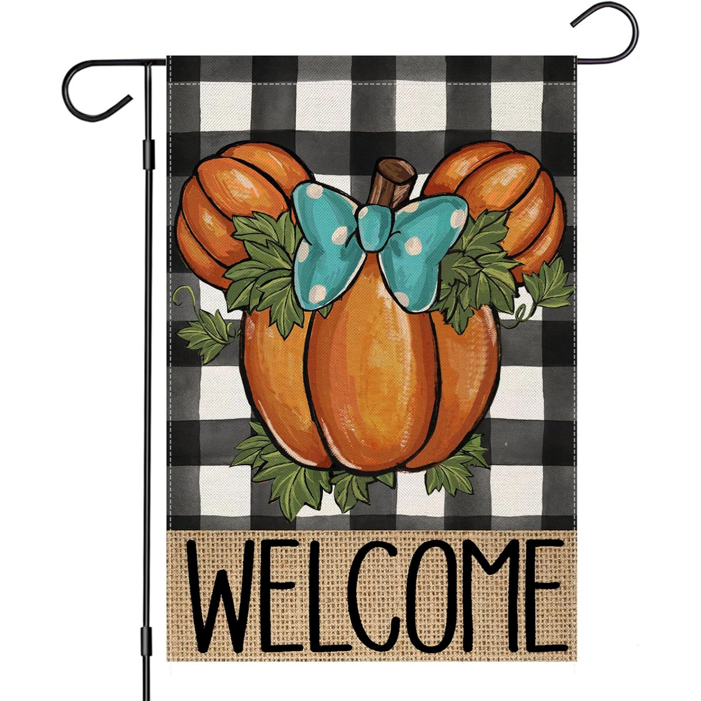 Decorative Fall Welcome Flag For Garden