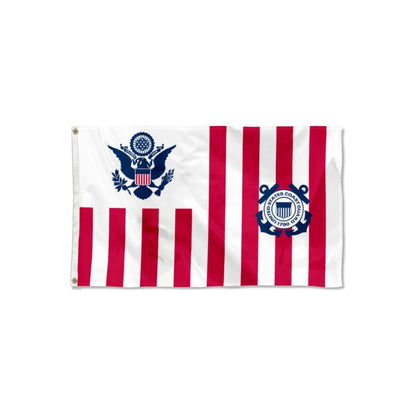 United States Coast Guard Ensign Military Banner With Grommets