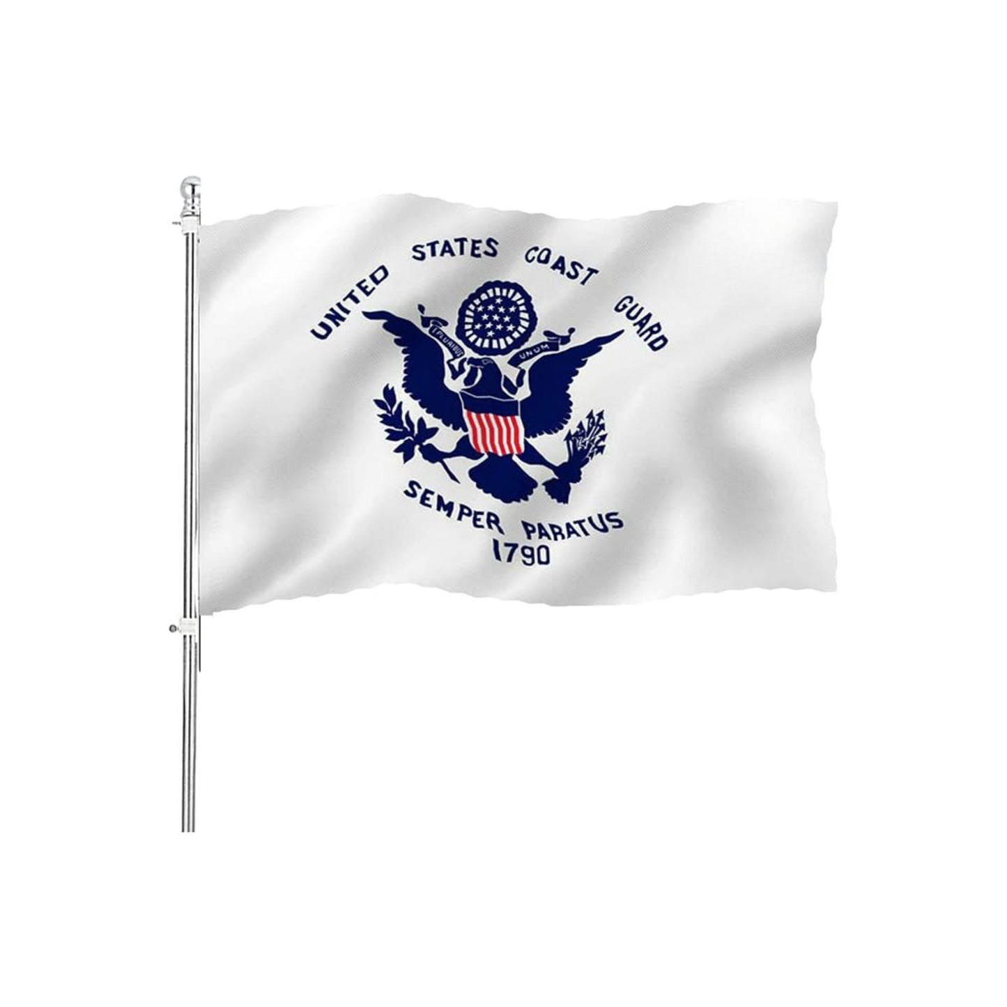 United States Coast Guard Flag With Brass Grommets