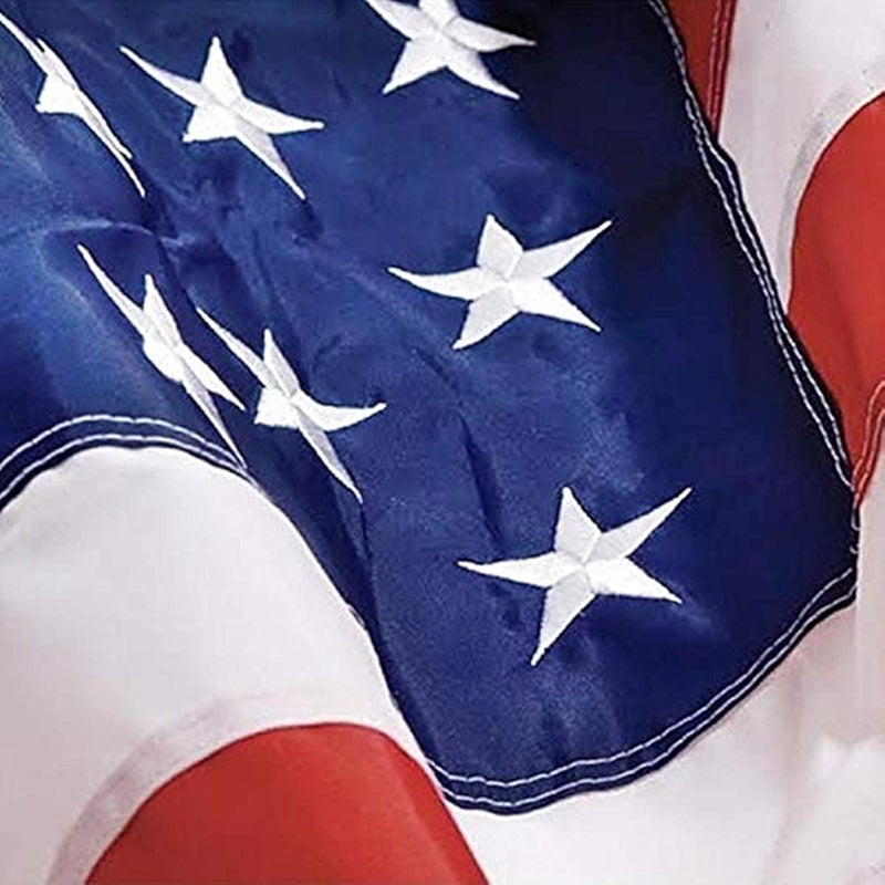 American Flag 3x5 FT Heavy Duty Nylon With Embroidered Stars